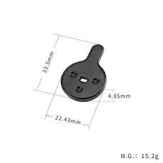 Xiaomi M365 Pro KUGOO G2 PRO M4 전기 스쿠터 브레이크 캘리퍼스 패드 용 반금속 세라믹, 10 Semi-Metal
