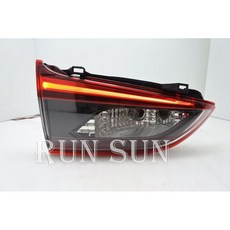 RUN SUN 車燈 車材 馬自達 2016 2017 MAZDA 6 光柱 原廠型黑底 尾燈組，提升夜間行車安全, 1個, 駕駛邊