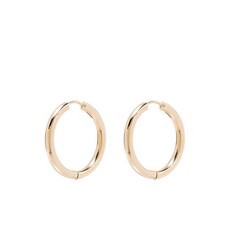 아디나레이터 14K 옐로 골드 후프 이어링