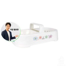 쌍문상회 지금 필요한 손잡이 비누곽 2칸 빨래비누 보관 거치대 욕실비누거치대 K31872EA, 본상품