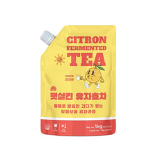 햇살긴 유자효차 거제도 유자 에이드 과즙 음료