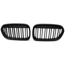 BMW 1시리즈 F52 16-20 세단 전면 센터 그릴 스포츠 교체 호환, 무광 블랙