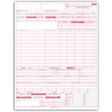 넥스트데이라벨 UB04 CMS 1450 건강 병원 보험 청구서 양식 레이저 812 x 11 100장 묶음, 100