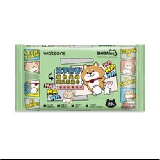 屈臣氏 無香嬰兒柔濕巾 20片 柴犬工坊, 1個