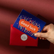 現貨！快速出貨！萬用卡 新年賀卡 圖案卡片 賀卡 小卡 感謝卡片 小卡片 燙金卡片 生日卡片 萬用小卡 邀請卡, 【Ｄ款】獨立包裝、附信封、貼紙(圖案隨機, 1個