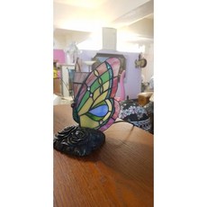 蒂芬妮 彩玻蝴蝶桌燈 精緻彩繪玻璃 浪漫居家裝飾 臥室床頭燈