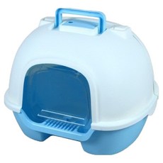 台灣現貨 掀蓋式封閉貓砂盆 貓廁所 全罩式 超大 防撥砂 防落砂 貓便盆 貓用品 鏟屎方便 除臭 後掀式 肥貓專用, 詳見商品包裝, 1個