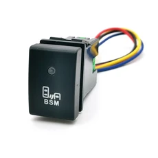 안개등스위치 스즈키 지미 2010- 차량에 맞는 1PC 수정 스위치 Led DRL 전원 레이더 안개등 스포트라이트, 21 BSM