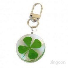 네잎클로버 키링 파우치