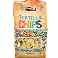 토티야칩 나쵸칩 대용량 스낵, 커클랜드 토티야 칩스 나쵸칩 대용량 1.13KG 코스트, 1.13kg