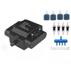 靜音打氣機 魚缸增氧泵浦 穩定供氧 提升水質 適用各尺寸魚缸, 1個, 30L大氣量打氣機（贈配件/詳見內文）