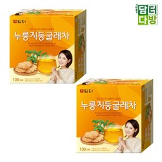 원플러스원 담터 누룽지둥굴레차 100티백 대용량 맛있는 티백 플러스원 사무실에서먹기좋은차 묶음 dew+75635ci, 1.5g