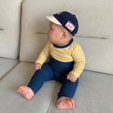 [5+1] 루키즈 국내제작 배앓이ver.2 실내복 상하세트 아기내복 아기실내복 간절기 가을 겨울