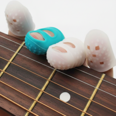 손가락 보호 커버 실리콘 골무, 투명, 30개, 3호