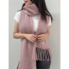 오버사이즈 울 머플러 DIY 패키지, 6139 라이트브라운, 1세트