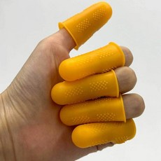미끄럼방지 실리콘 손가락 골무 5P 사무용골무 고무ryu9+5qJZ