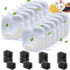 RBAYSALE 고양이 분수 필터 2.8L(95온스)/2.8L 자동 반려동물 분수 고양이용 교체 필터 24개 강아지 워터 디스펜서 3중 여과 시스템, RBAYSALE 고양이 분수 필터, 2.8L(95온스), 12