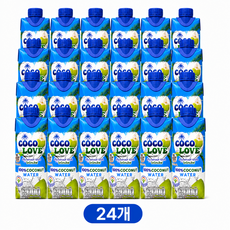 코코러브 태국 100% 코코넛 워터(고칼륨 고마그네슘), 3개, 330ml