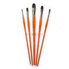 【汶采】馬可威尼龍油畫兩用筆 短半圓, 12(AR5712)