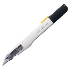 SDI 0443C 30度三角自動鎖定職人雕刻切削工藝美工刀, 白, 1個