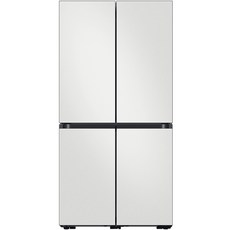삼성전자 비스포크 프리스탠딩 4도어 냉장고 875L 방문설치, 코타 화이트, RF85B911101