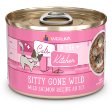 Weruva 凱特美廚 瘋狂野生貓罐頭, 24個, 170g, 鮭魚