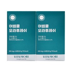어썸쿨 오라후레쉬 구강유산균 500mg x 60정 2개