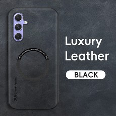 適用於SamsungA15手機殼A13羊巴皮適用於GalaxyA12車載磁吸環保護套