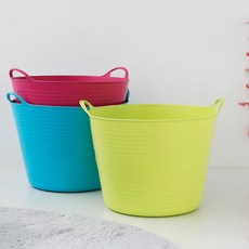 마켓비 MARONO 수납 바구니, 라이트블루, 40L, 1개