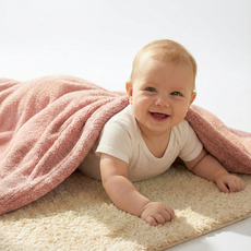 국내생산 에코리즈 화베네 이지탁텔 키즈 유아용 무릎담요, 핑크