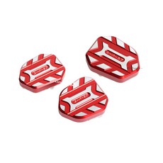 킹콩 21 26 혼다 슈퍼커브110 브레이크 기어 발판 3종 호환용, 1세트, 레드