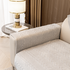 Olivet 부드러운 초극세사 미끄럼 방지 사계절 소파 패드 4인승