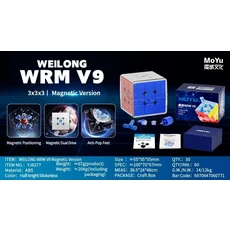 Moyu Weilong WRM V9 20 자석 볼 코어 매직 스피드 큐브 Fidget 장난감 Maglev Cubo Magico 퍼즐 선물, 04 Magnetic