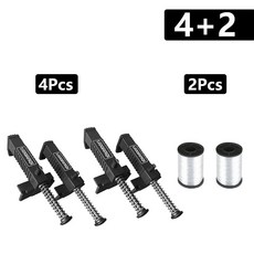 1/2/46PCS BRI LAYING 벽돌 벽 프레임 와이어 라이너 러너 서랍 도구 건설 레벨러 빌딩, 4Bla With 2 coils