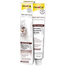 GimCat 貓咪專業版麥芽化毛膏, 1個, 麥芽化毛膏 100g