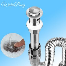 워터풍 국산 스텐304 세면대 자동팝업 대통령상, 1세트