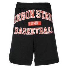 헤론프레스톤 로고 프린트 바스켓볼 쇼츠