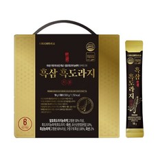 6년근 구증구포 발효 흑삼 흑도라지 대용량 농축액 50포, 1박스, 50회분