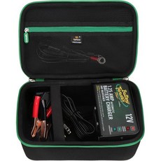 배터리 텐더 플러스 12V 1.25AMP 자동차 및 오토바이 충전기 유지 관리기와 호환되는 Aproca 케이스 액세서리용 휴대용 보관 가방케이스 전용, 배터리 텐더 플러스 12V 1.25AMP 자동차 및 오