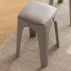 파파가구 허니업 쿠션 스툴, 그레이, 2개