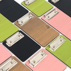 컬러 우드 클립보드 걸이형고리없음, 색상/사이즈, 160-연두, 160-연두, 1개