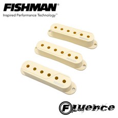 Fishman - Fluence Single Width Cover Set / 피쉬맨 플루언스 싱글픽업 커버 세트 (Vintage White), 1개, ACC-FLU-SWV
