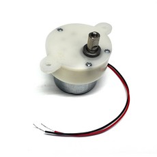 DC6V 5rpm 감속모터 저소음 고토크 기어드모터 [나사산 샤프트 타입], 1개