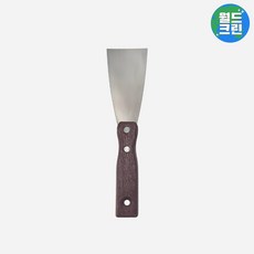월드크린 나무손잡이 헤라 스크래퍼 1호 50mm 철판 반달 스텐 스마토 밀칼 껌 제거 퍼티칼 스크리퍼, 나무손잡이스크래퍼1호, 1개