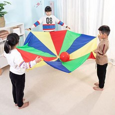 2m 팔라 풍선 플레이 낙하산 어린이 장난감 낙하산 무지개 색 놀이 우산, 상세페이지 참조, 상세페이지 참조