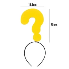 쿠쿠스토어 파티를위한 머리띠 우아한 화살표 느낌표 장식 여성을위한 설정 여자 탄성 헤어 후프 액세서리, 05 YL2