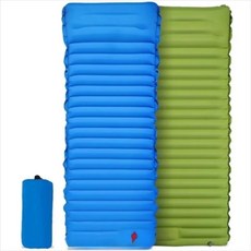 두꺼운 수면 패드 내장형 인플레이터 펌프 자동 팽창식 에어 매트리스 초경량 캠핑 아웃도어, 01 Brown