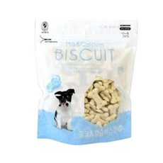 애견간식 바우와우 밀크n칼슘 비스켓 1팩 220g you+9425ou, 1개