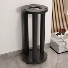 오디오 스피커 호환 거치대 브래킷 선반 플로어 글라스 스탠드, 글라스 4세대 스탠드 블랙 높이 68cm, 기본 모델명/품번