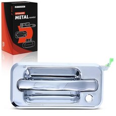 A-Premium Hummer H2 2003 2004 2005 2006과 호환되는 키홀이 있는 전면 왼쪽 운전석 업그레이드 금속 외부 도어 핸들 크롬 교체# 15104792